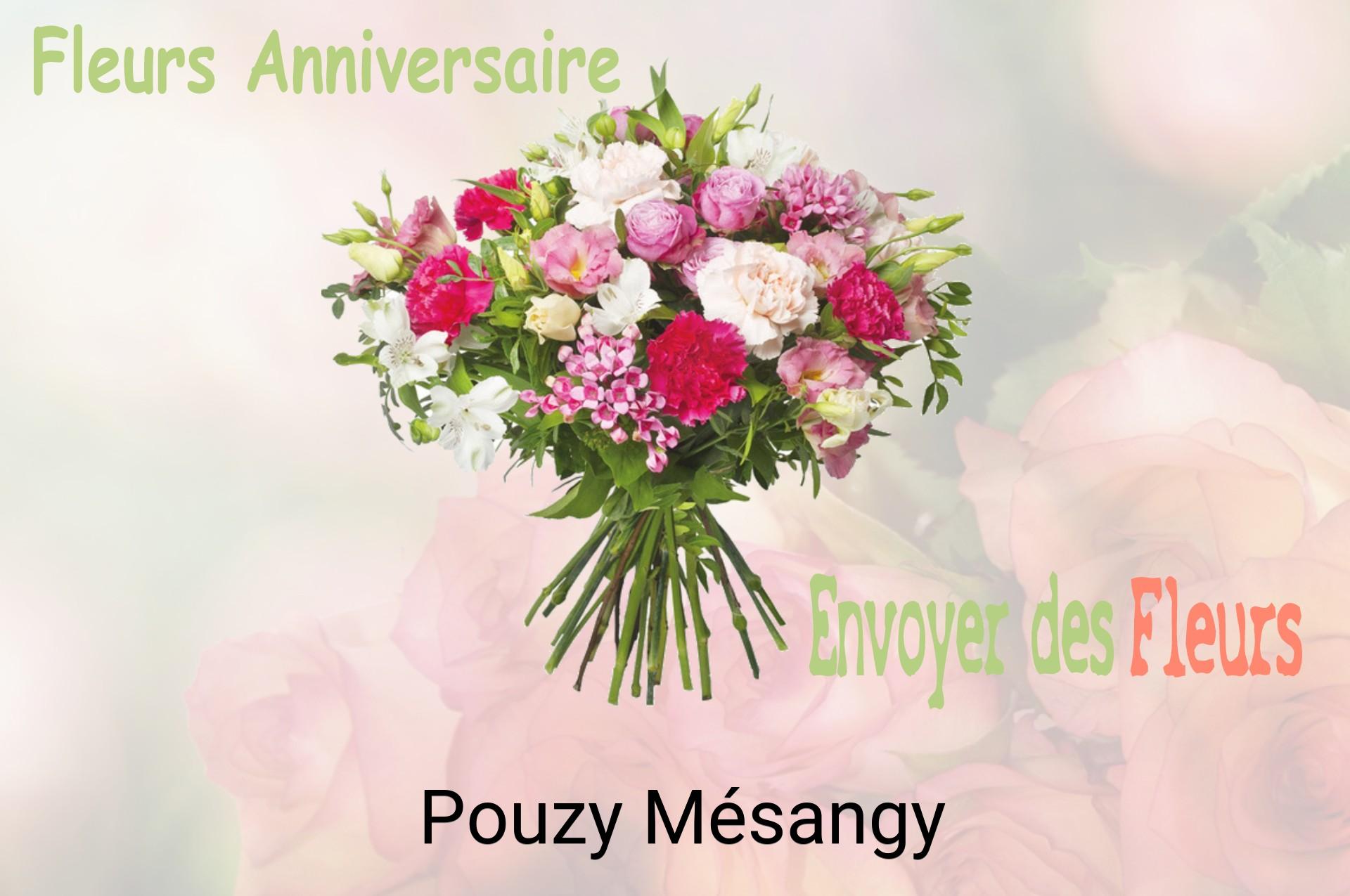 Bouquet de fleurs d’anniversaire livré à Pouzy-Mésangy