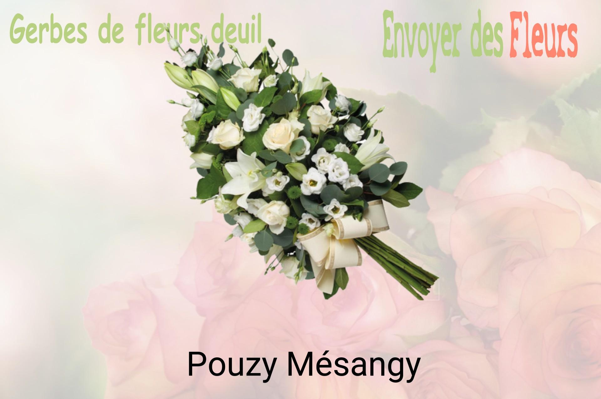 Gerbe de fleurs de deuil livrée à Pouzy-Mésangy